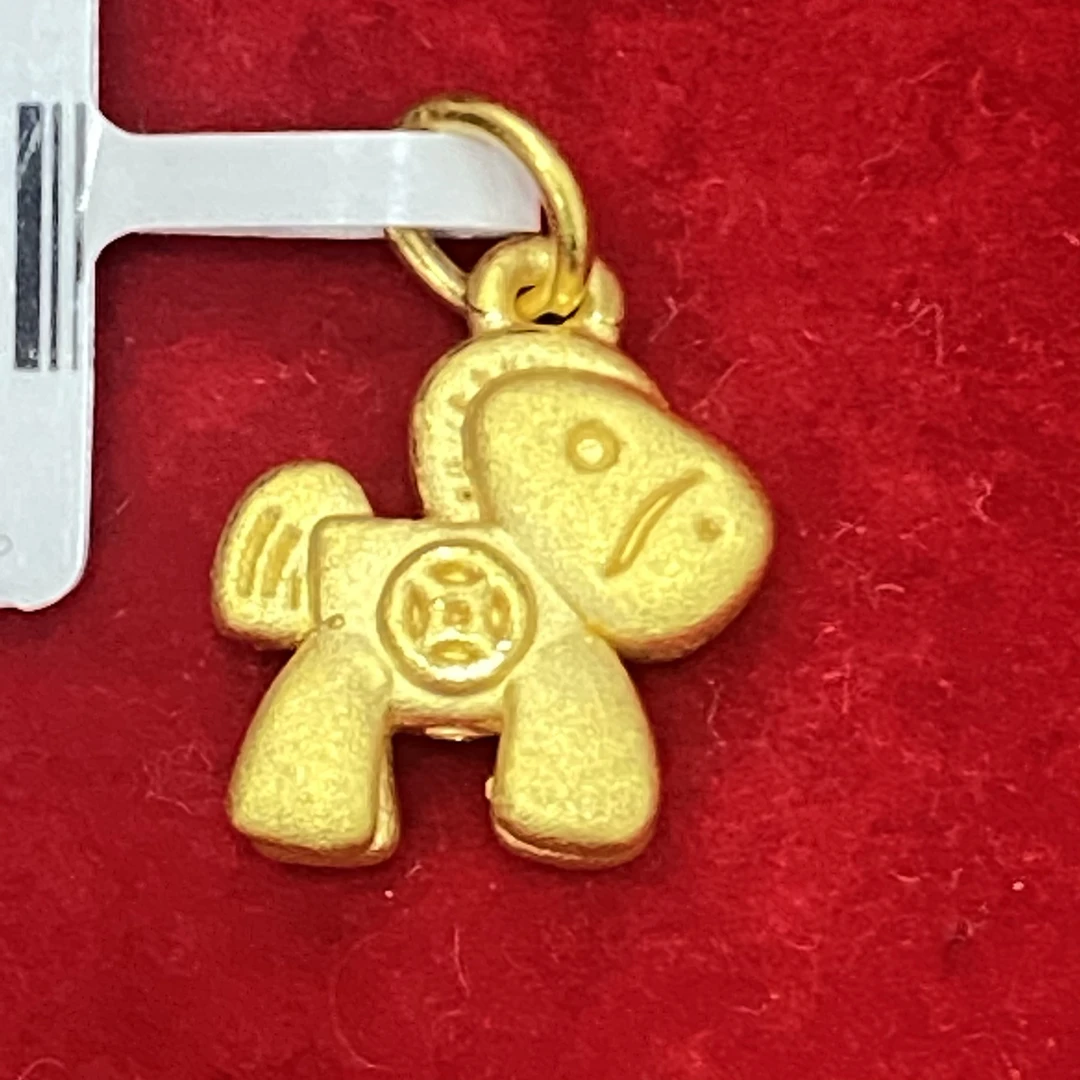 【莹莹专享】足金999小马  GP 1.13 纳金添福