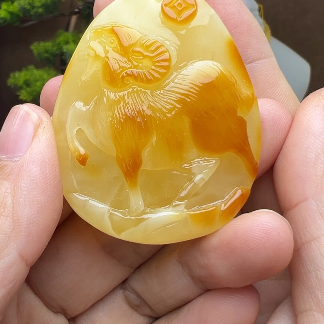蜜蜡吊坠(不含链)未镶嵌