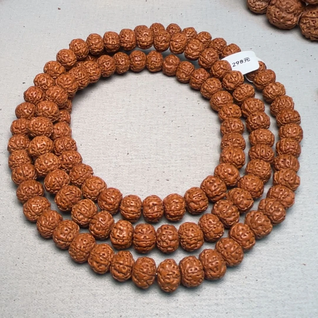 手串金刚菩提红皮老树王小金刚11+