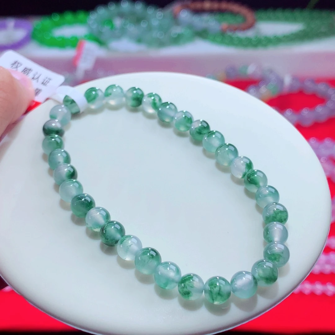 未镶嵌手串翡翠卡6