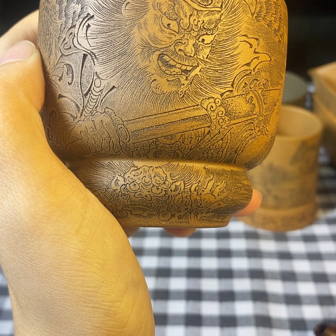 紫砂茶杯宜兴紫砂杯