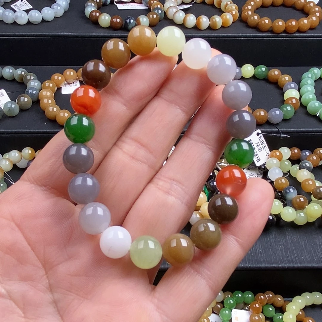 和田玉未镶嵌手链