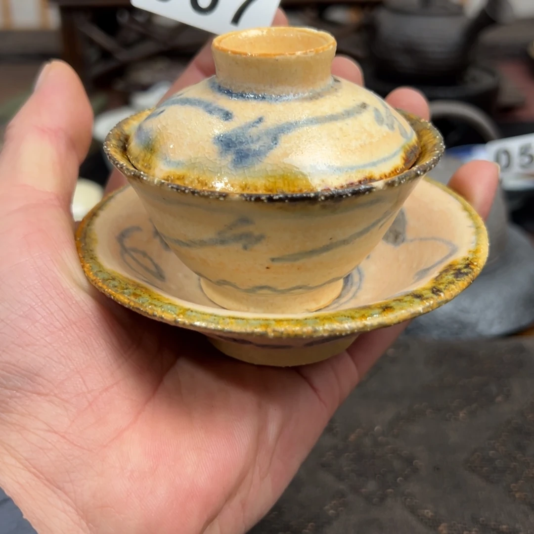 067手工小盖碗➕壶承60容量哈哈哈哈哈