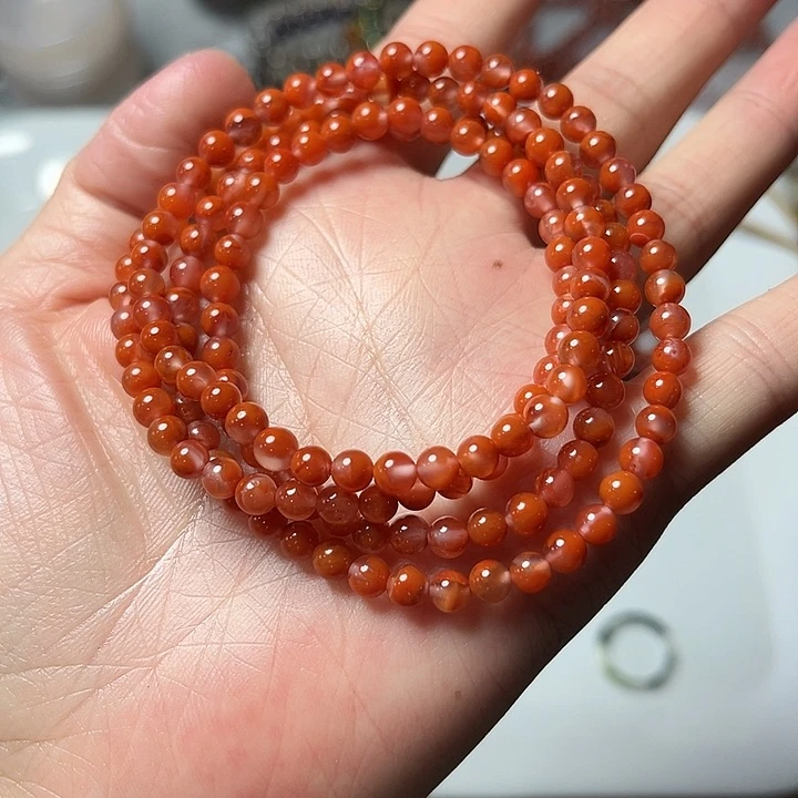 南红玛瑙未镶嵌颈饰