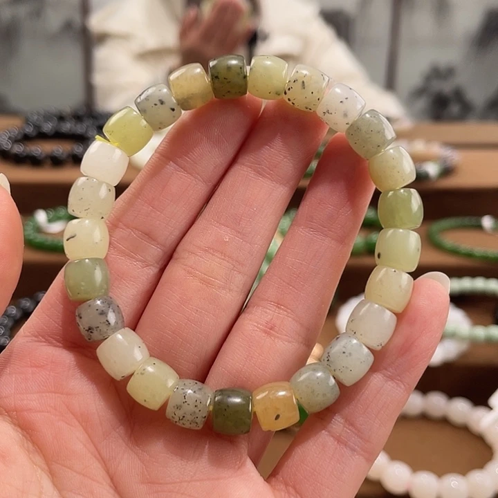 和田玉未镶嵌手链