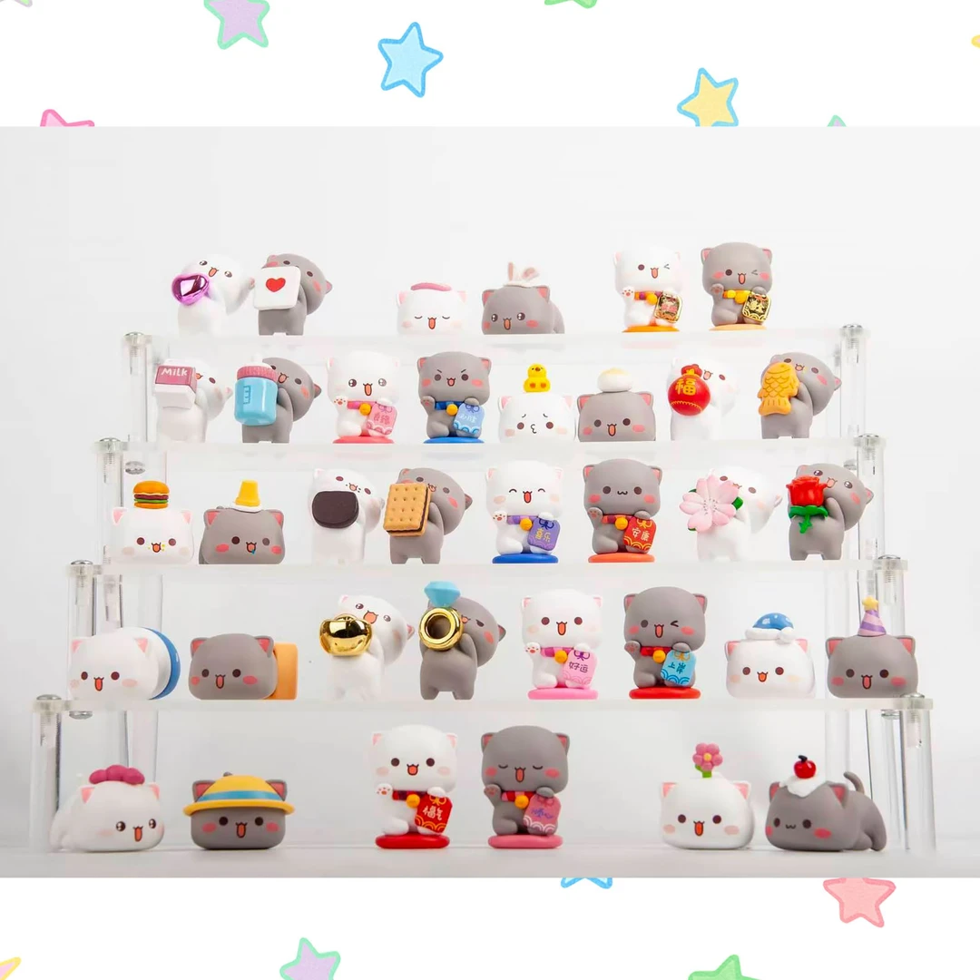 【拆袋】蜜桃猫蜜桃灰灰之甜蜜小宇宙系列可爱潮玩萌粒盲袋