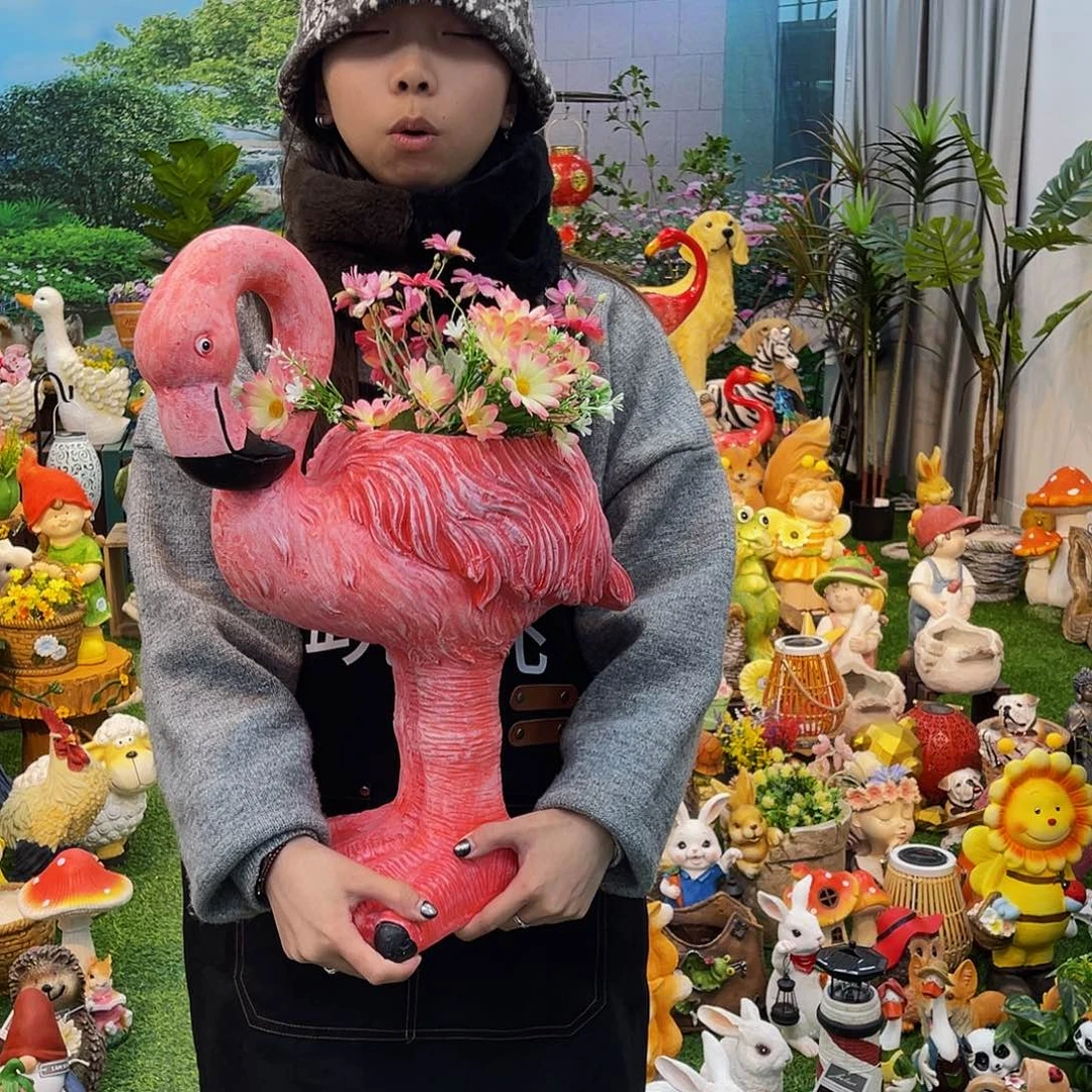 红陶花园庭院摆件&000&