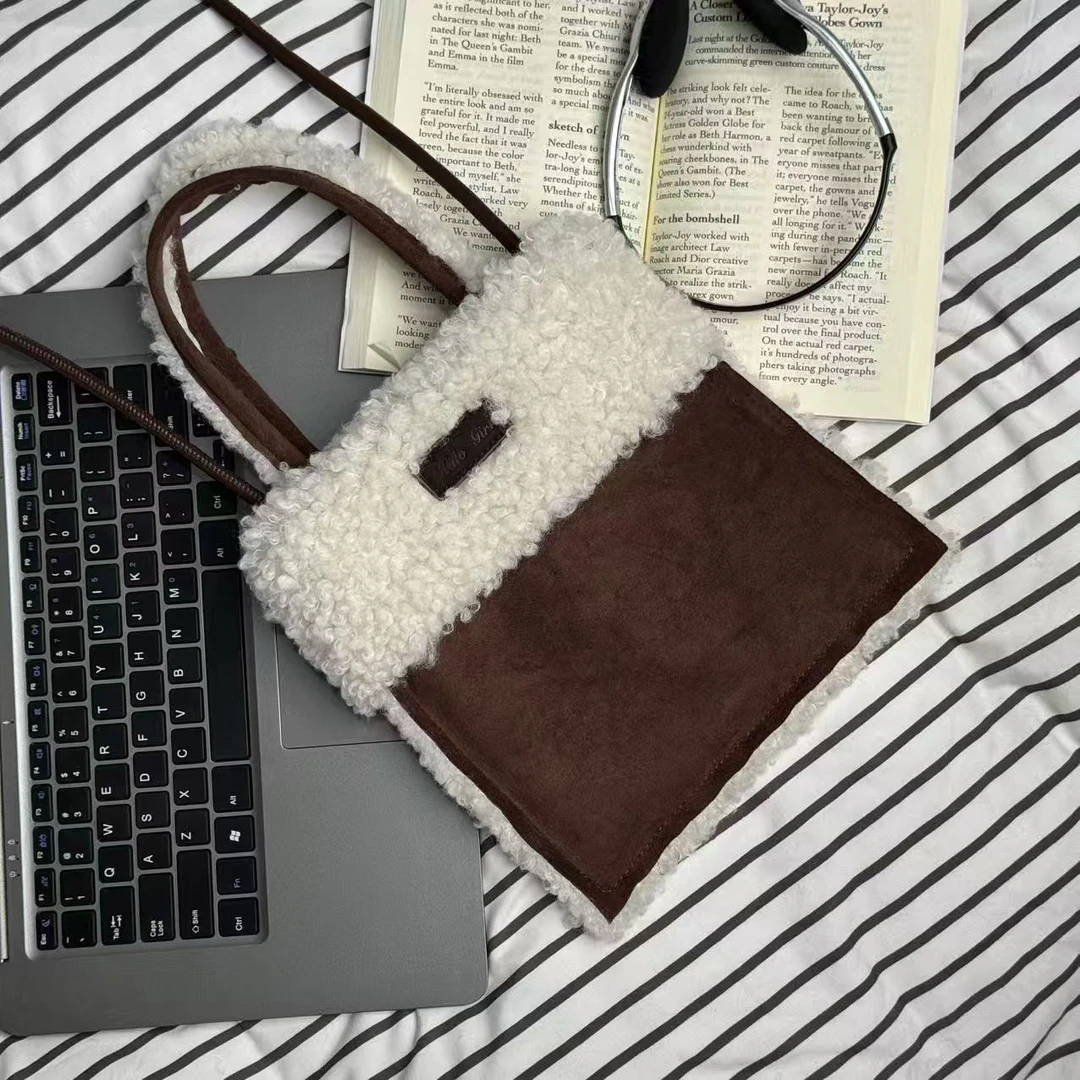 一张同学【长约23宽2高23单位厘米】时尚手提斜挎包C8331咖