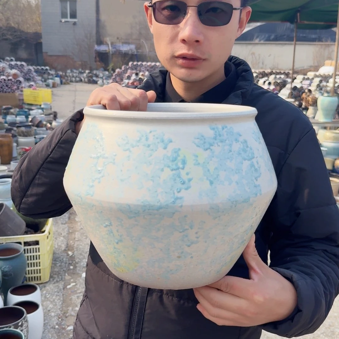 紫砂公道杯口24高24（一个水上漂姹寂蓝