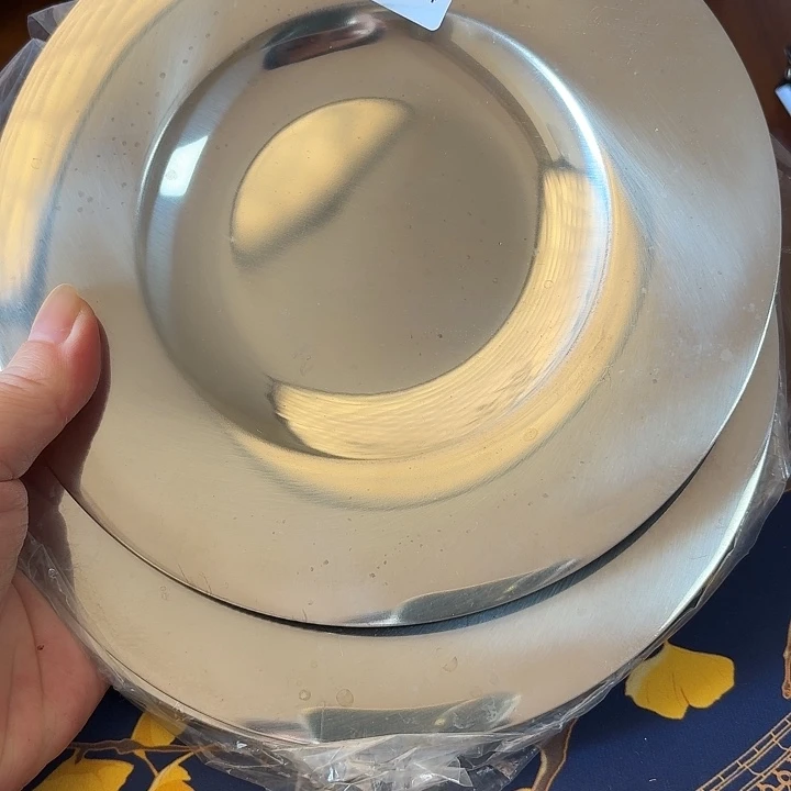 4824豪雅不锈钢盘五只