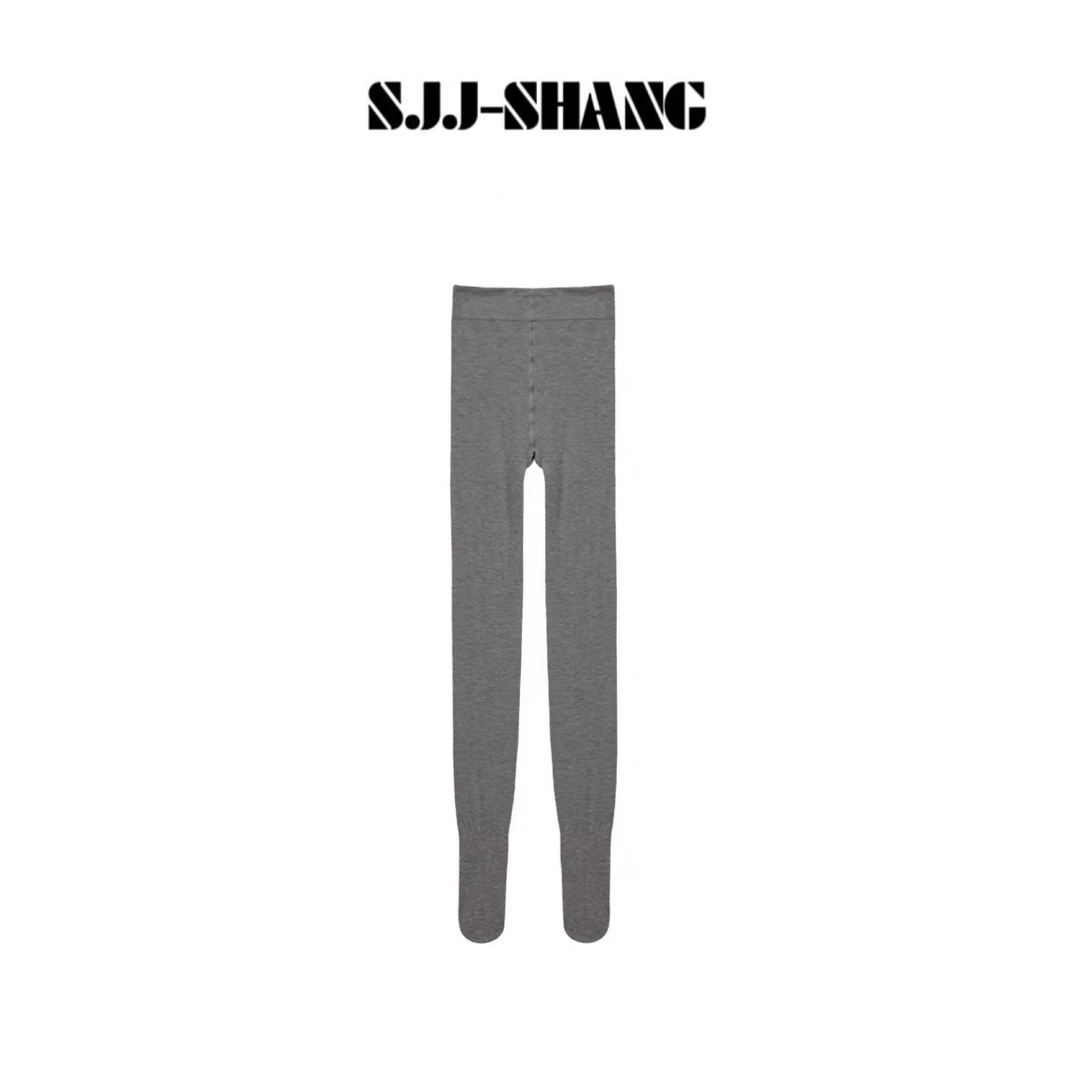 SJJ-SHANG【柔形】可持续百搭微透2D针织打底袜q135708p