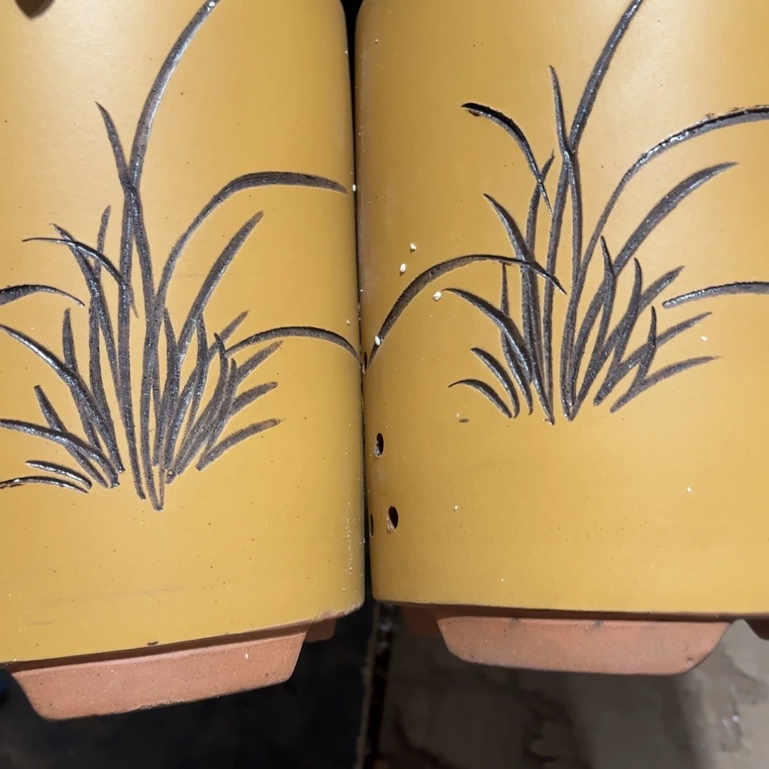 紫砂花盆口径13高度18