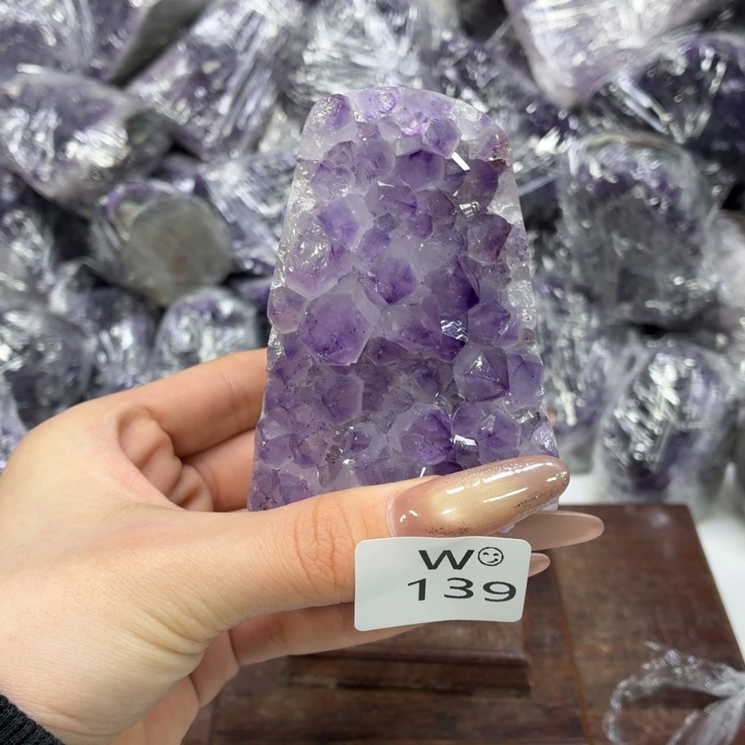 未镶嵌摆件紫晶紫水晶