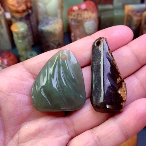 和田玉颈饰未镶嵌