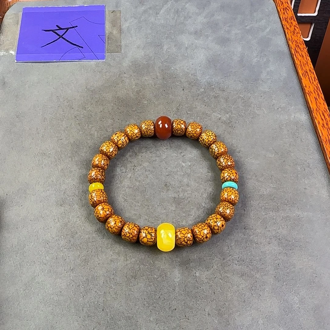 吊坠星月菩提手串