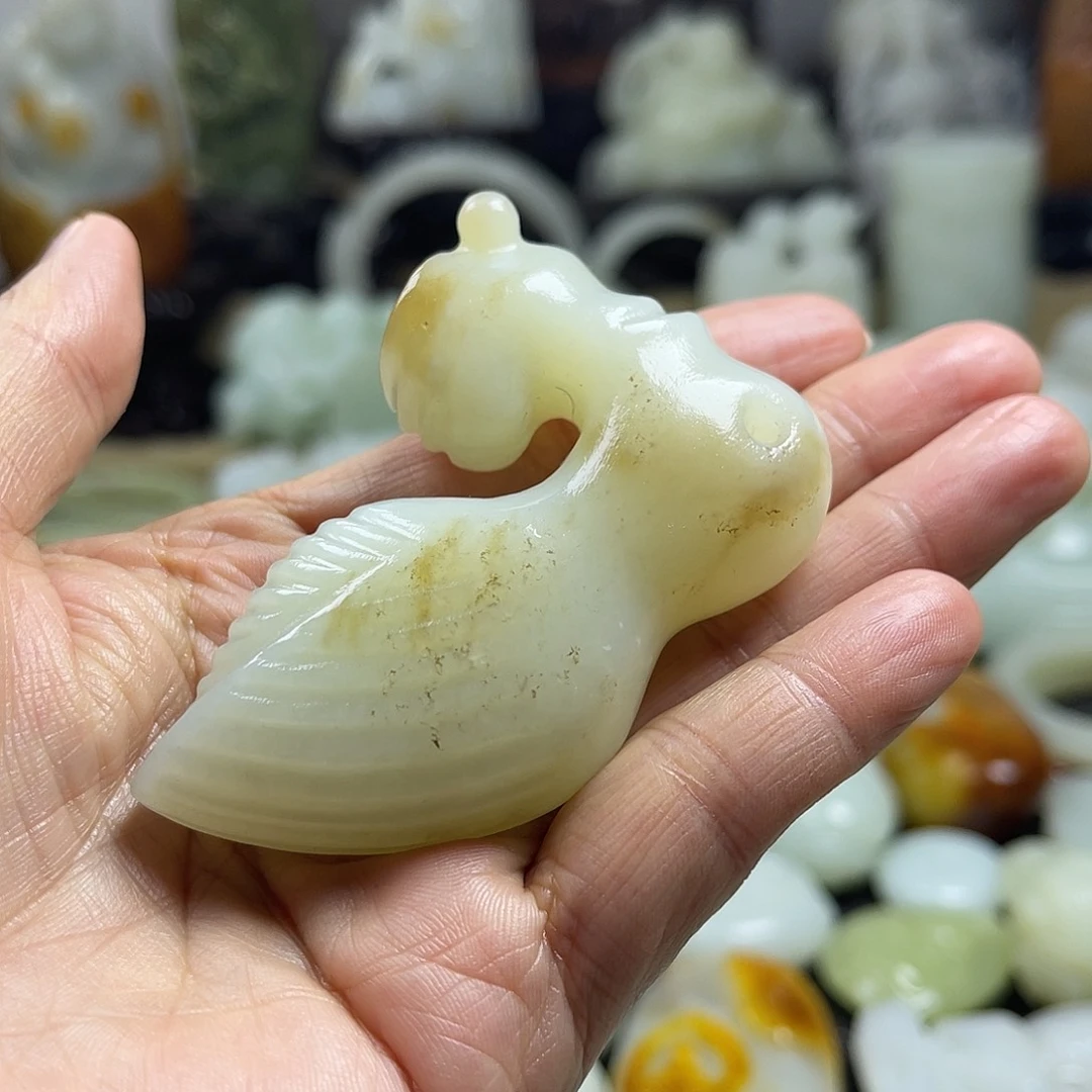 和田玉（糖玉）未镶嵌挂件