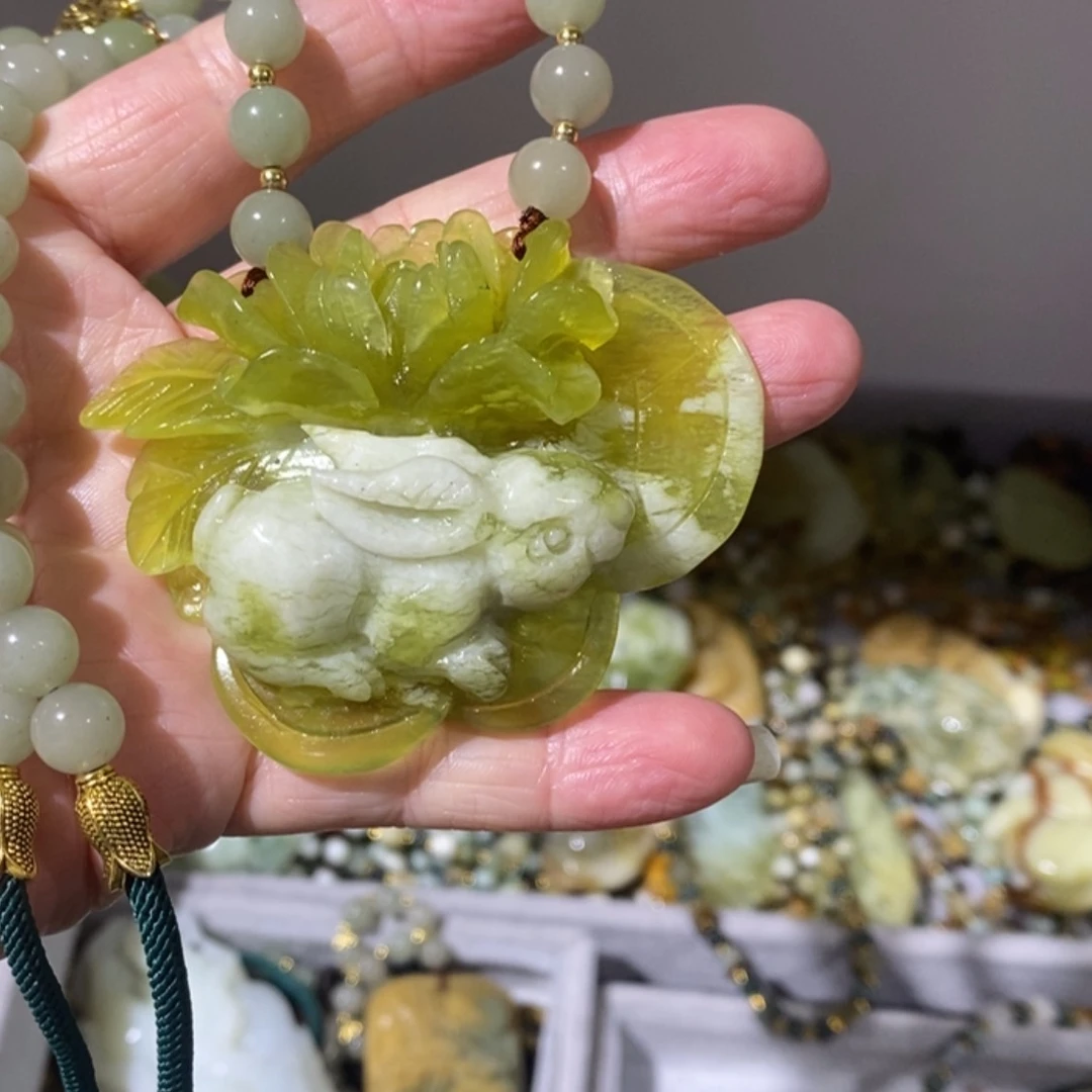 【闪购商品】岫玉毛衣链未镶嵌