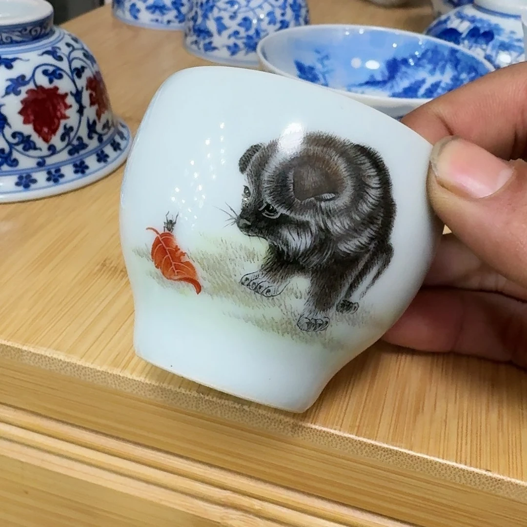 瓷片现代景德镇陶瓷手绘茶具