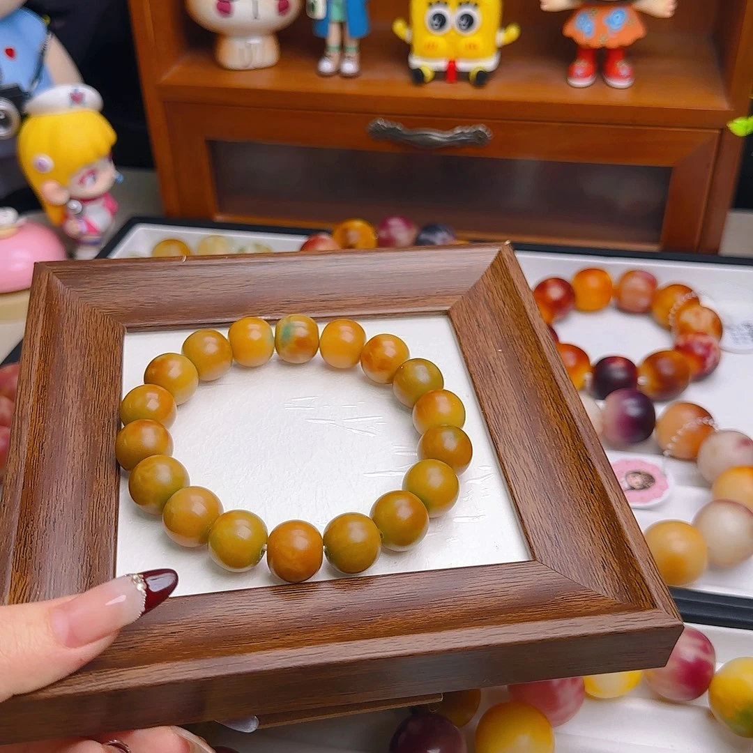 菩提根/象牙果手串卡15干磨苹果