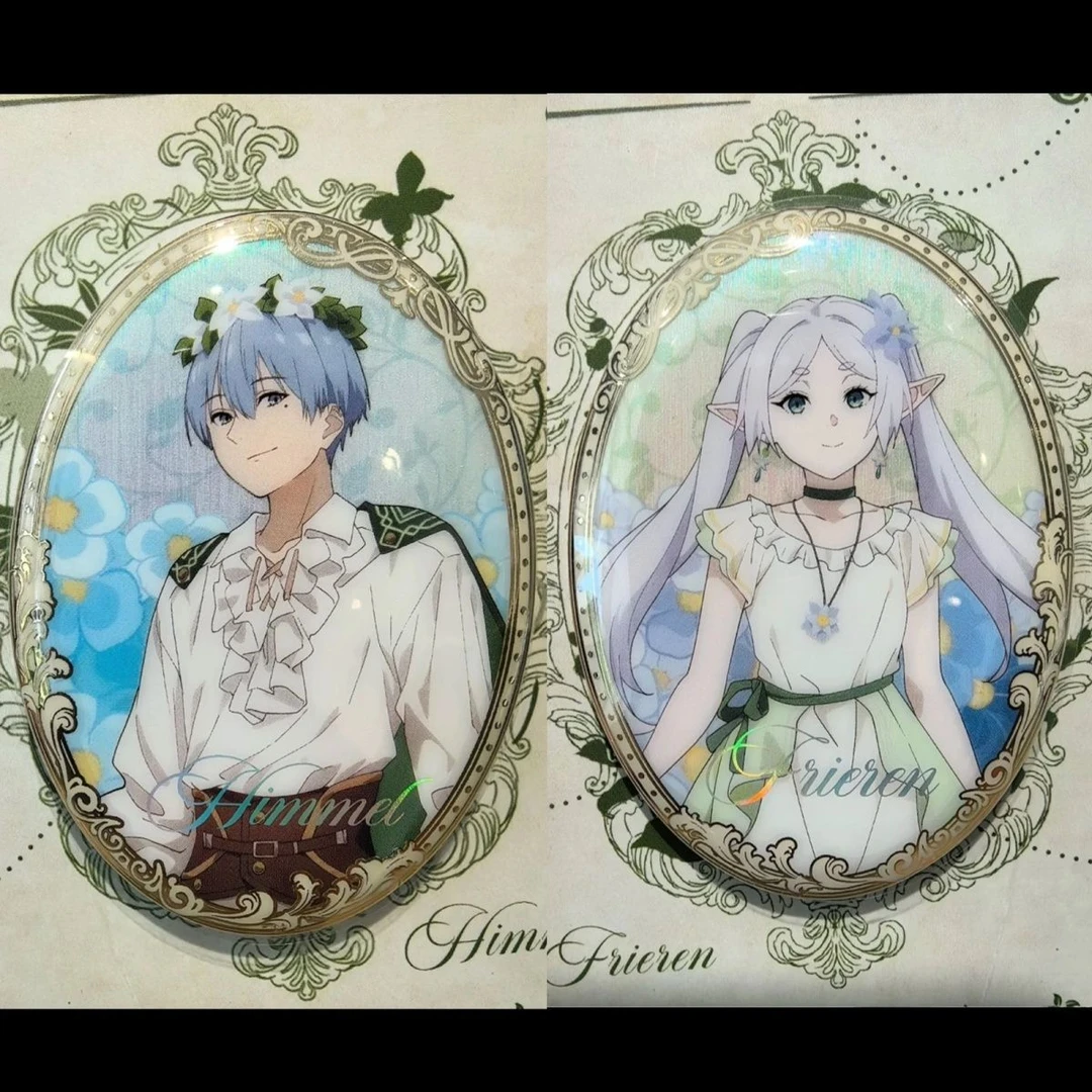 新款KFC葬送的芙莉莲联名周边辛美尔芙莉莲椭圆吧唧徽章