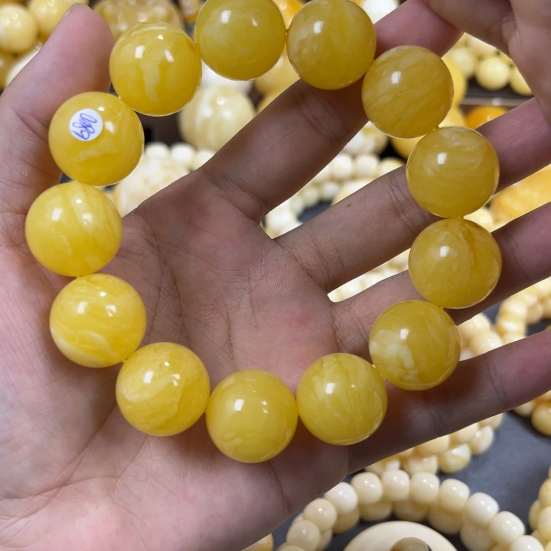 手串琥珀未镶嵌同料18.1mm