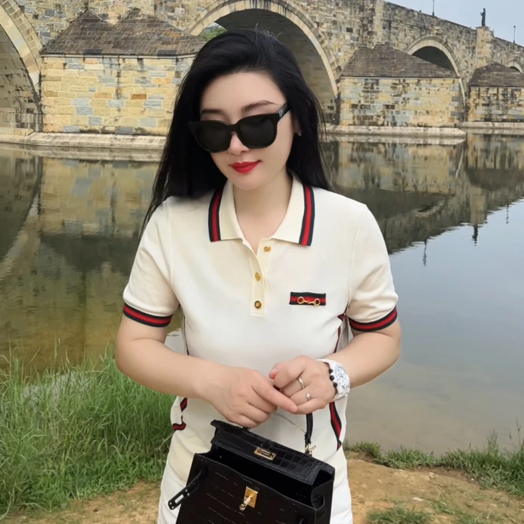 深圳南油高品质清爽一夏白色POLO短袖
