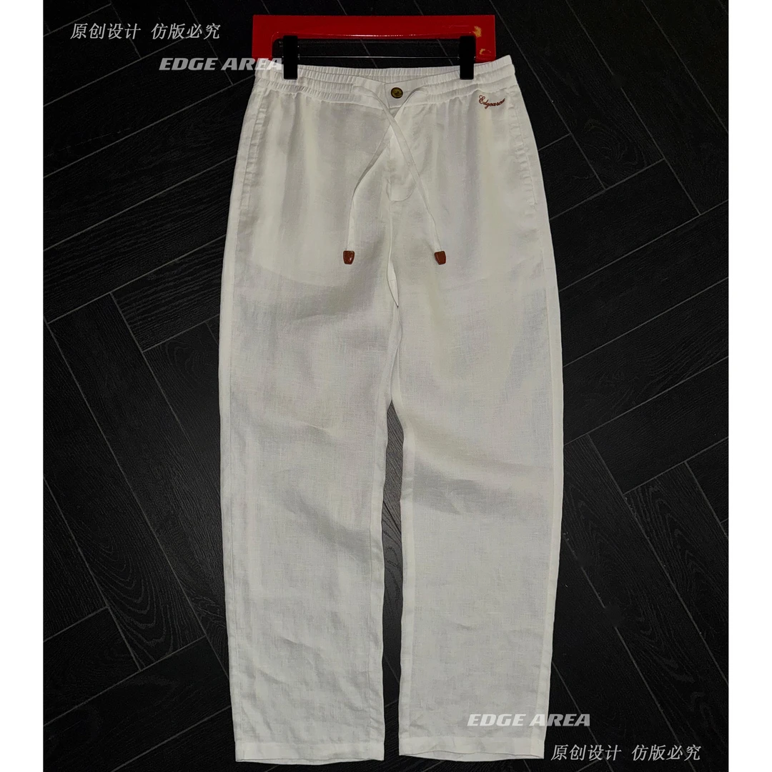 【EDGE AREA】品牌正品面料100%汉麻~老钱风松弛感高级质感男888-39