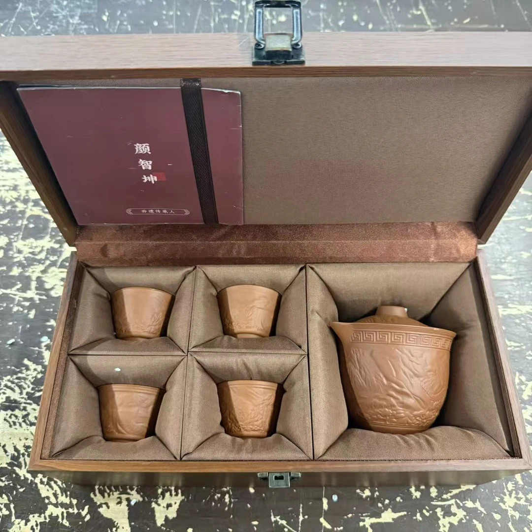 【闪购商品】品茗精品茶具紫砂一壶四杯（无礼盒）@@@@@@@@@@@@@@@@2