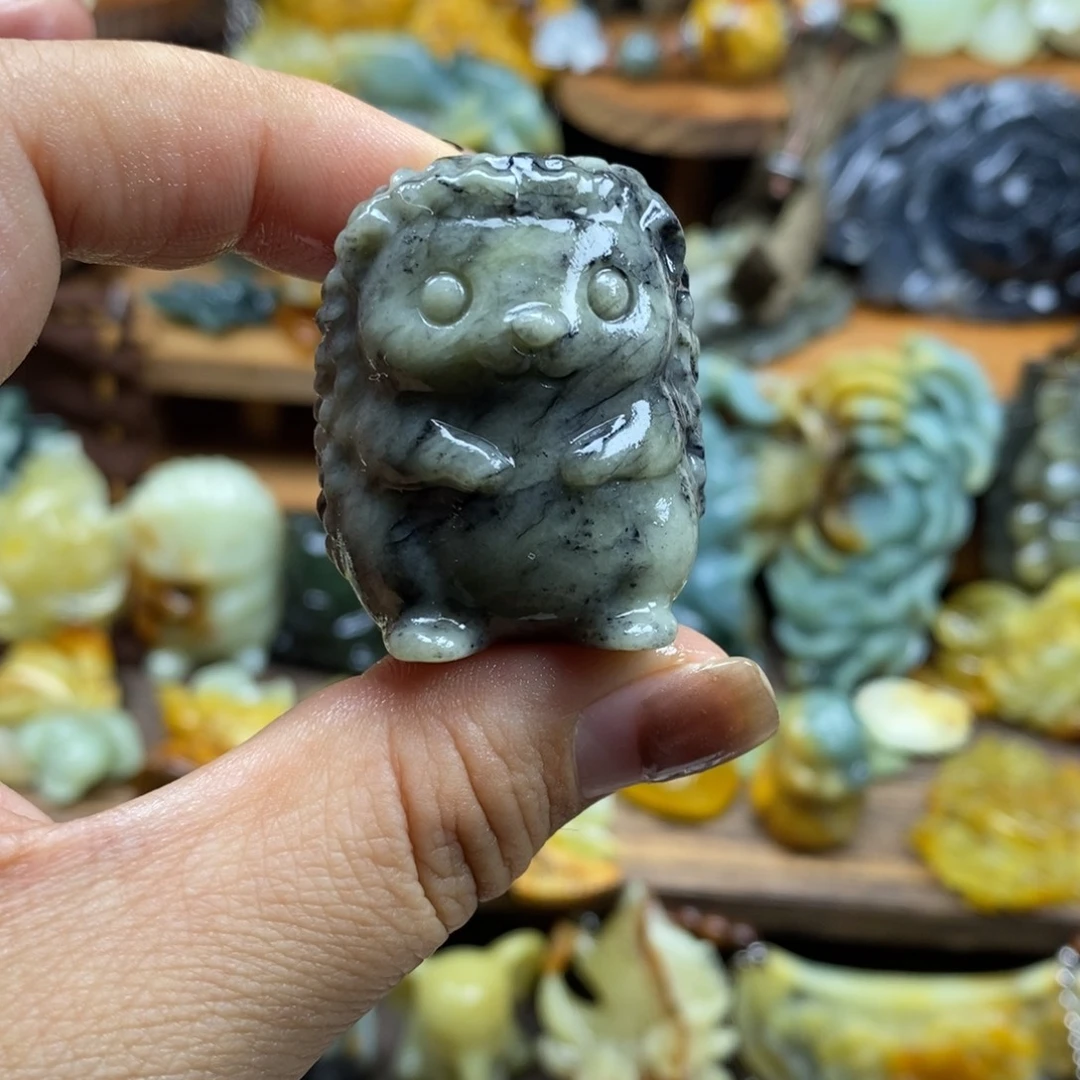 岫玉未镶嵌吊坠(不含链)