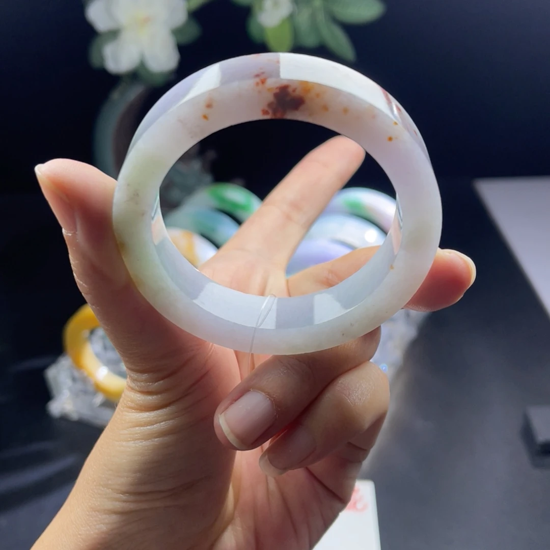 定制翡翠未镶嵌天然翡翠A货手镯