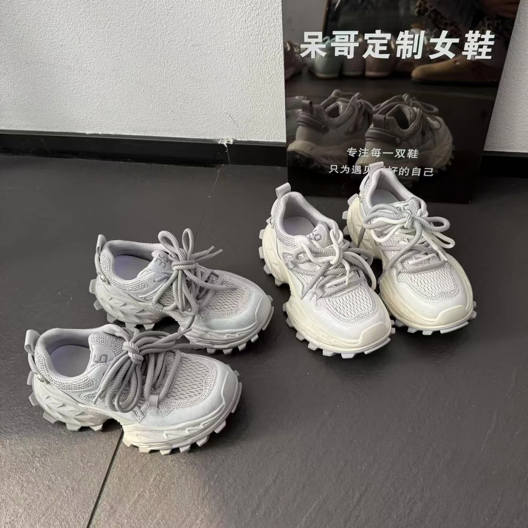 【飞翼】2025女款时尚百搭休闲老爹鞋*9-79518