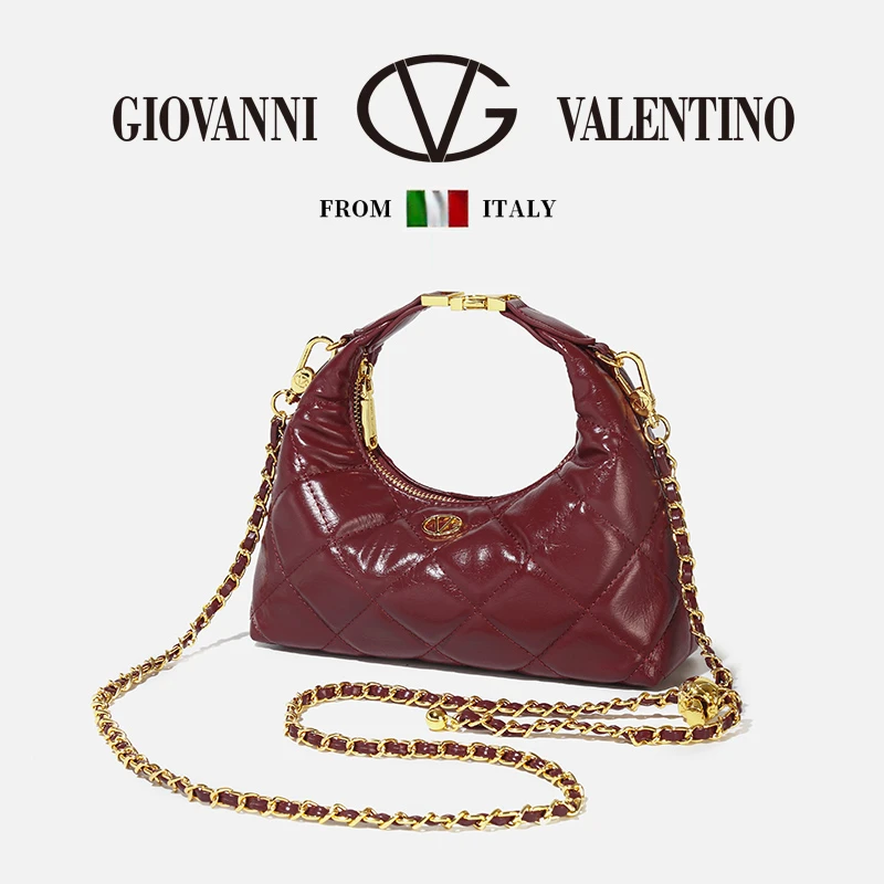 【羽乔专属】GIOVANNI VALENTINO/卓凡尼·华伦天奴小金球饭盒手提包