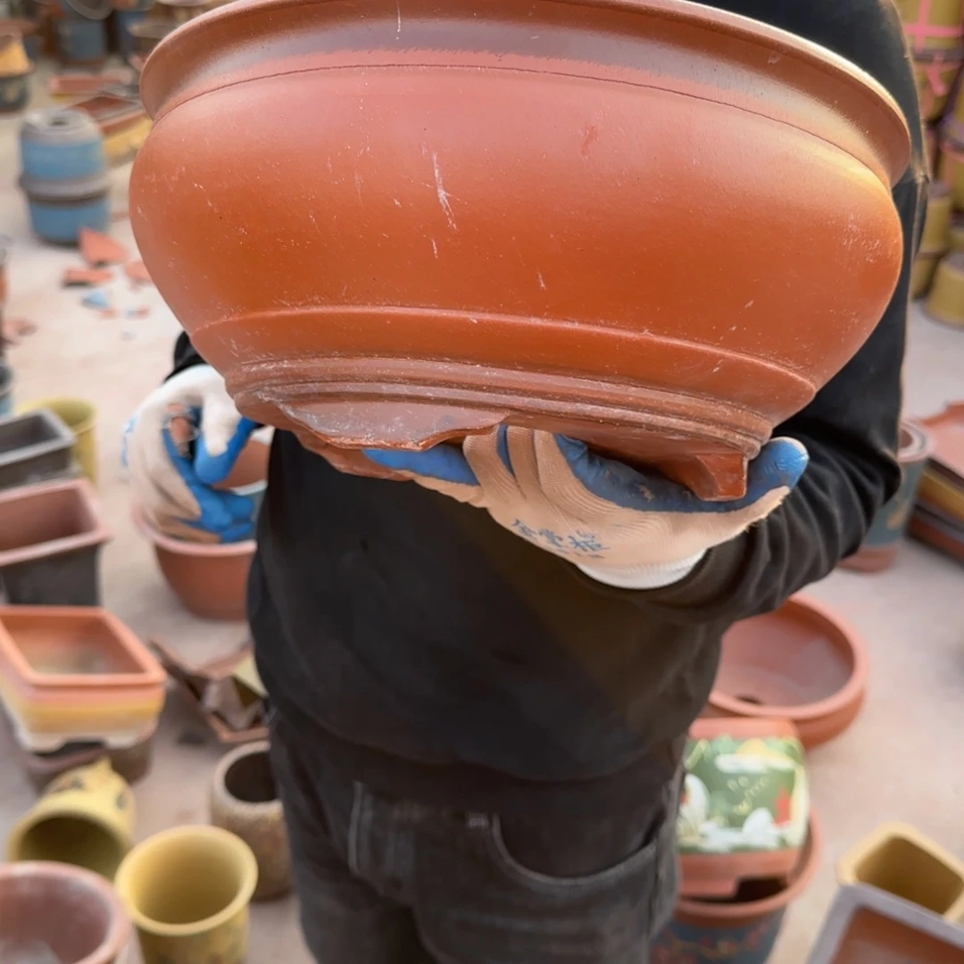 紫砂花盆口径25.11口径