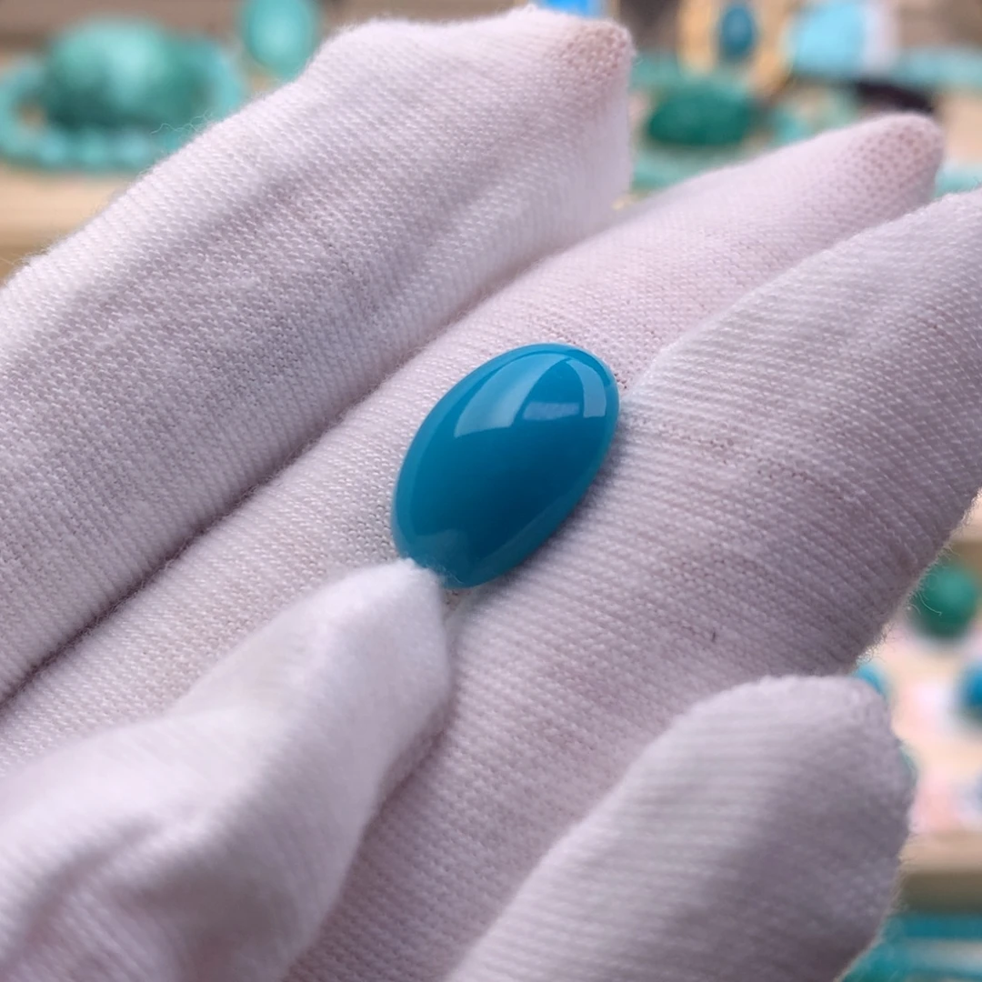 绿松石未镶嵌珠宝奇石10.5*14.3*6.2