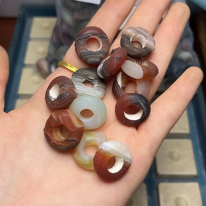颈饰琉璃2636 玛.瑙 一颗可选