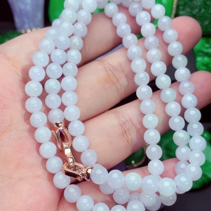 翡翠未镶嵌毛衣链