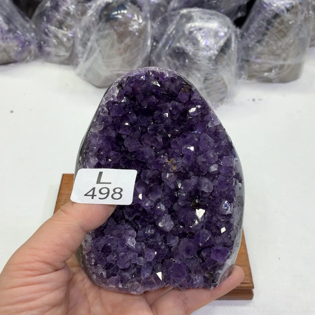 水晶摆件未镶嵌天然紫水晶