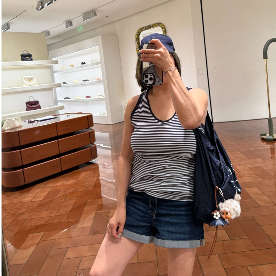 COCOLINDA | “欧美STYLE”棉质条纹背心 V5243