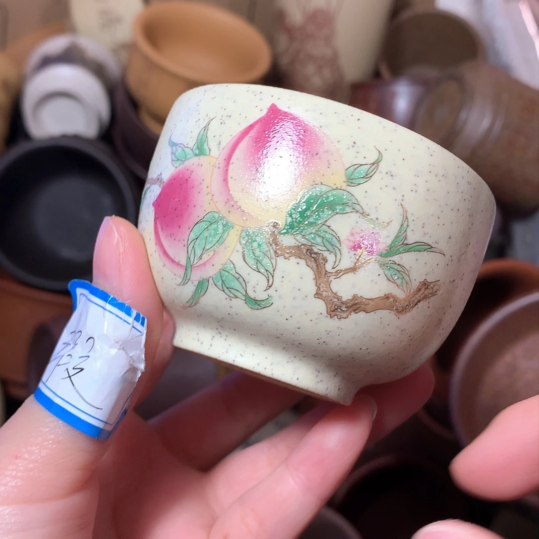 紫砂杯子微瑕不退换紫砂