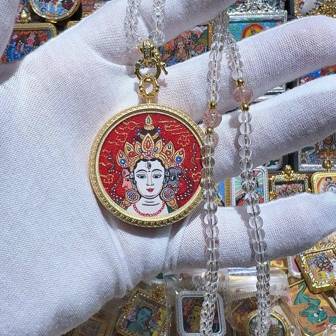 吊坠福利，摩利支天唐卡