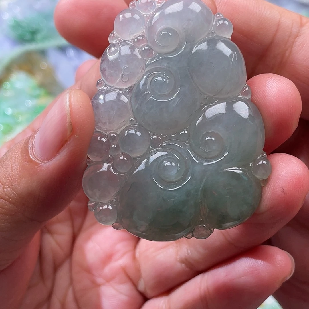 翡翠未镶嵌颈饰翡玉缘翡翠