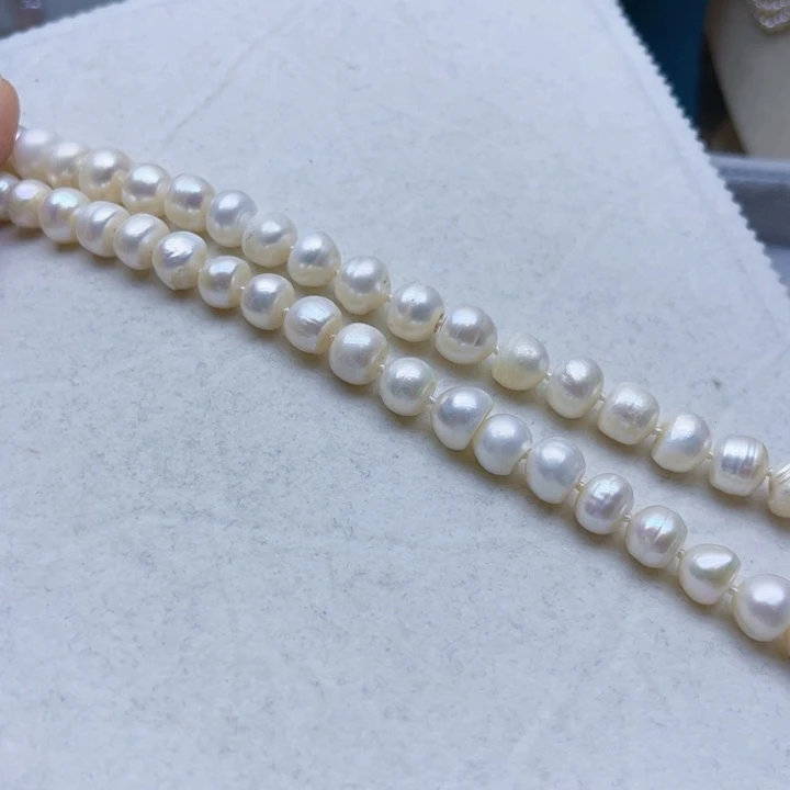 淡水珍珠吊坠银S925镶嵌