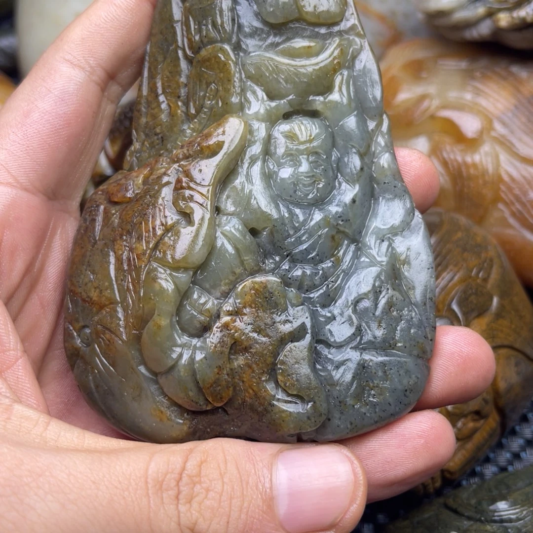 和田玉（糖玉）未镶嵌挂件