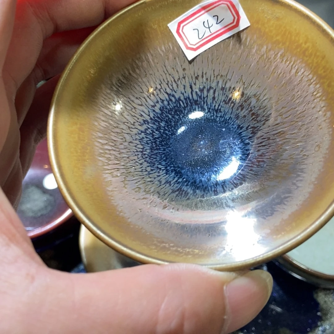 茶盏242 建窑建盏龙窑柴烧