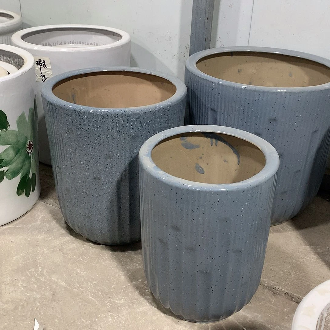 高温陶瓷花盆微瑕