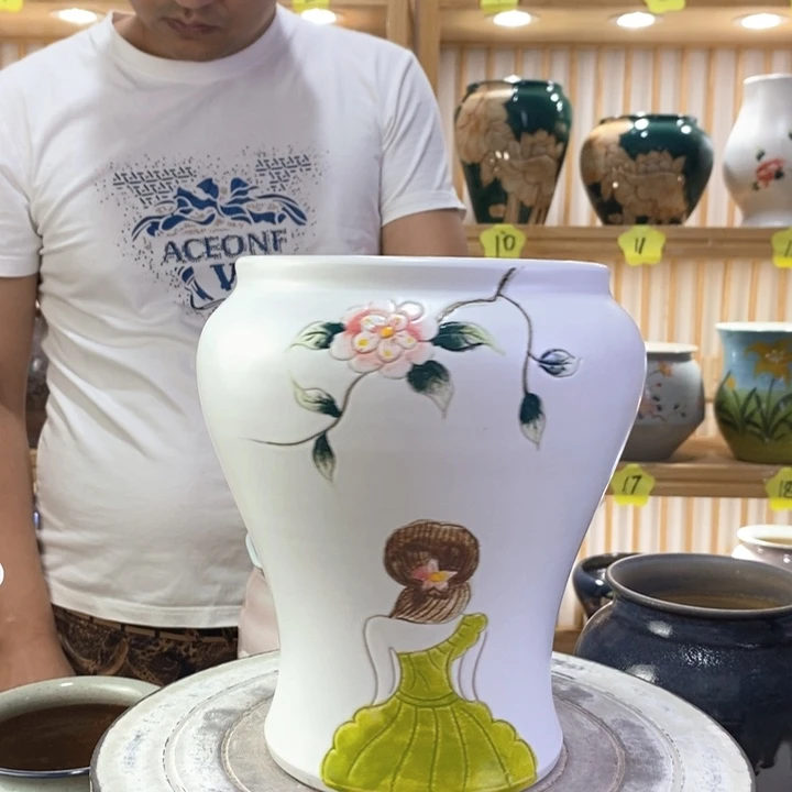 芯***静景德镇手工高温陶瓷