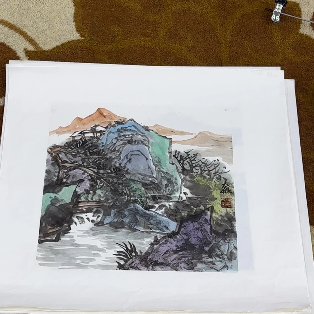 国画田太银老师作品刘