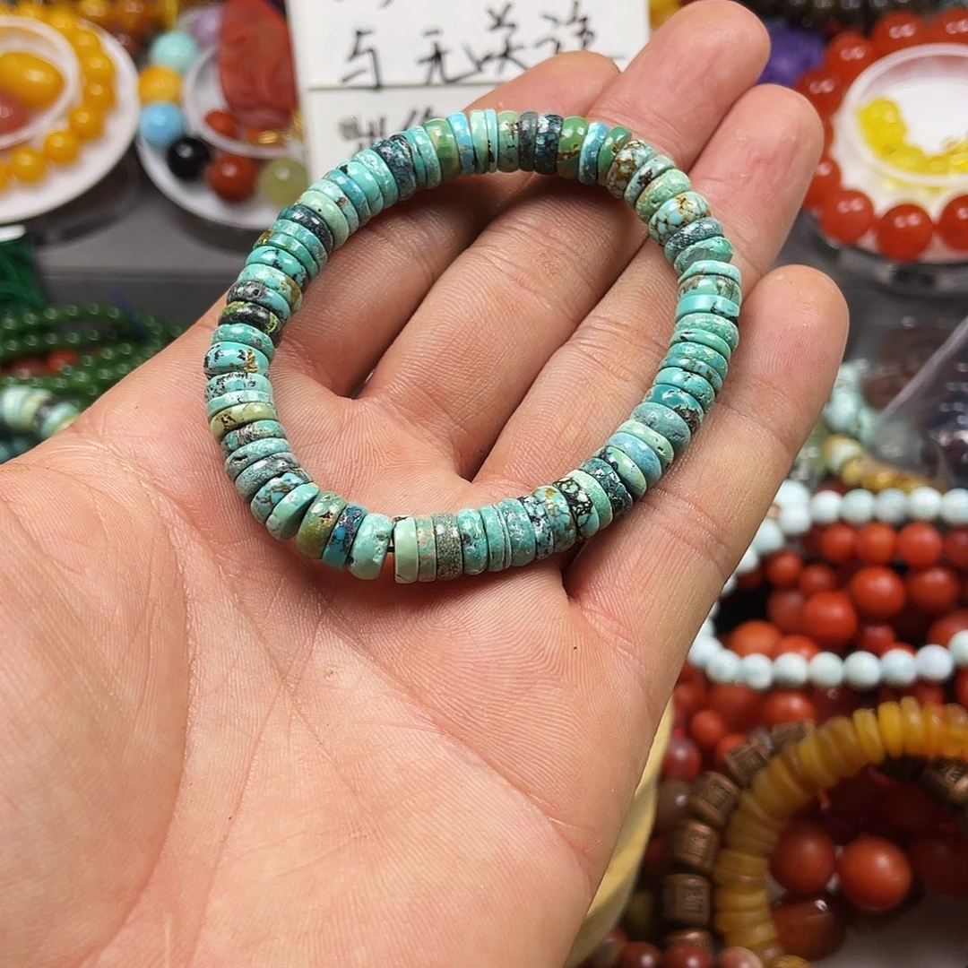 淡***拉玛瑙/玉髓未镶嵌手链54220