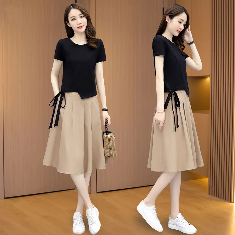 广州十三行连衣裙女夏装2025新款轻奢高级感杭州品牌两件套装裙子