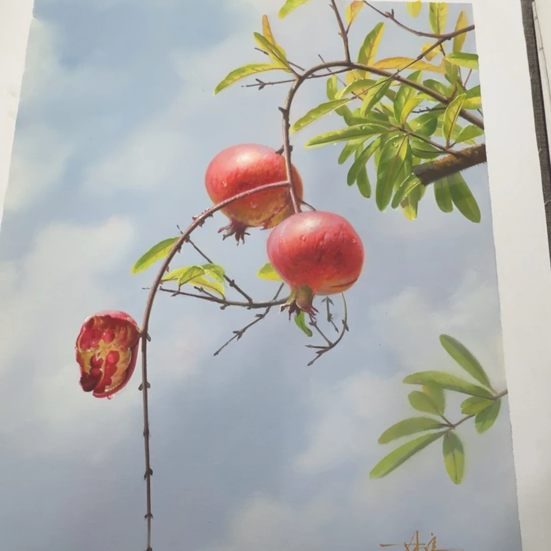 油画加油加油加油努力加油